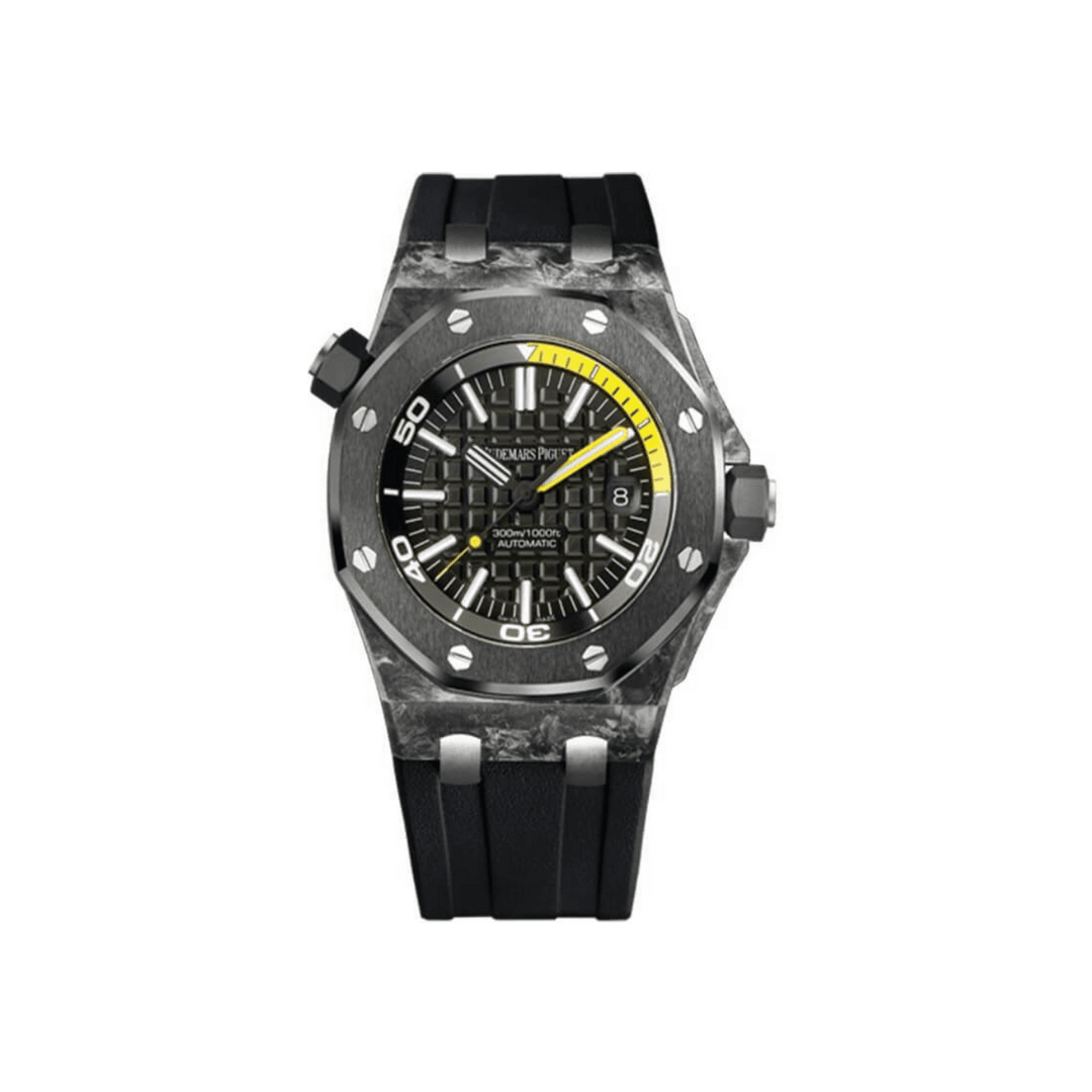 ZNRolHQ7-audemars-piguet-royal-oak-offshore-diver-black-carbon-black-dial-15706au-00-a002ca-01-audemars-piguet-40273657331956.png Audemars Piguet Royal Oak Offshore 15706AU.00.A002CA.01 Diver Black Carbon Black Dial - Image 1