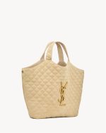 Saint Laurent Nubuck Suede Quilted Maxi Icare Shopping - Image 5