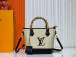 Louis Vuitton Raffia Petit Bucket Tote