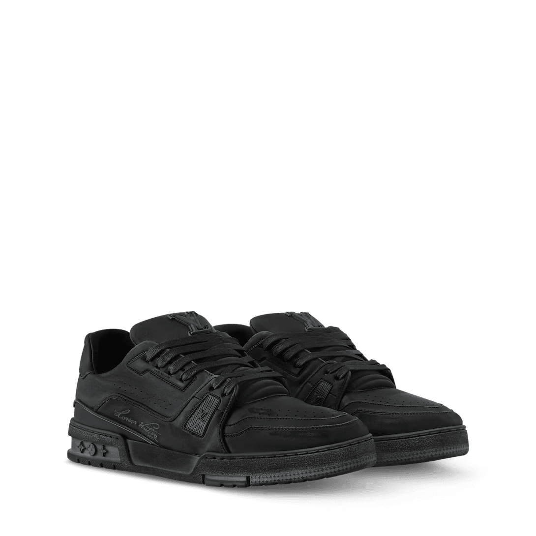a684f7d7063150b71f2029886edb76b5.png Louis Vuitton 1ADEQR LV Trainer Distressed Sneaker - Image 1