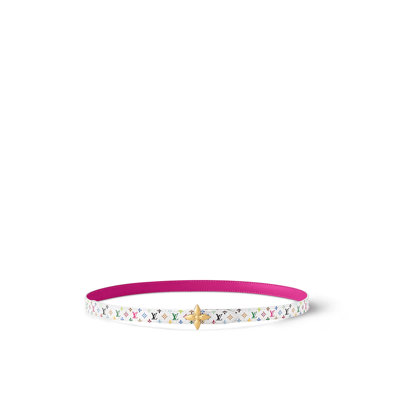 a8c72dfdac892ddad8bb5193713d4862.png Louis Vuitton M8992Y LV x TM Mini Flowergram 15mm Reversible Belt - Image 1