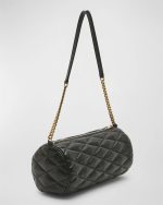 Saint Laurent Sade Medium YSL Tube Shoulder Bag in Quilted Smooth Leather - Image 3