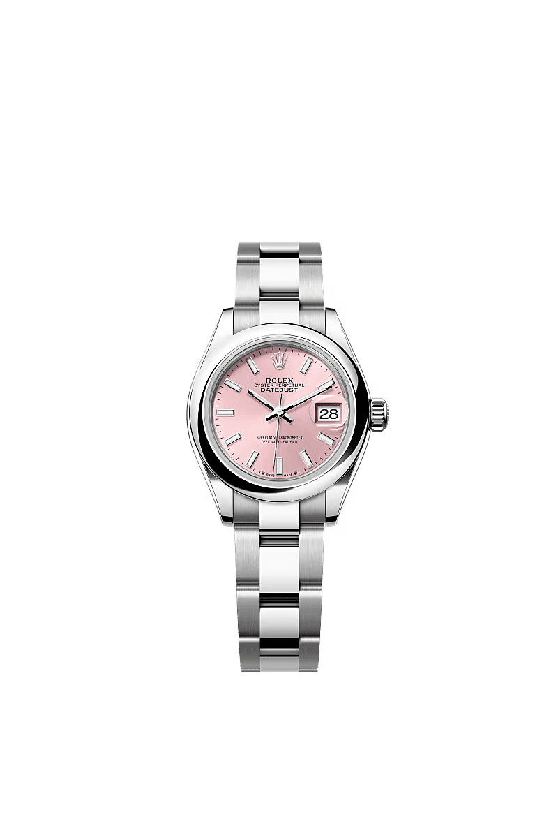 af6457ad-35c6-47d2-bffe-603067b3b496.png Rolex Lady-Datejust Pink Roman, Steel, 279160 - Image 1