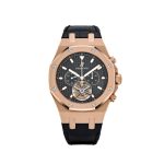 Audemars Piguet Royal Oak 25977OR.OO.D002CR.01 Chronograph Tourbillon Rose Gold Black Dial