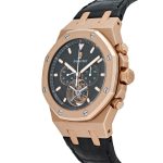 Audemars Piguet Royal Oak 25977OR.OO.D002CR.01 Chronograph Tourbillon Rose Gold Black Dial - Image 3