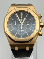 Audemars Piguet Royal Oak 26320OR.OO.D002CR.01 Selfwinding Chronograph Rose Gold Black Dial - Image 3