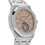 Audemars Piguet Royal Oak 26531TI.OO.1220TI.01 Selfwinding Flying Tourbillon Titanium Salmon Dial Limited Edition (2024) - Image 3