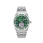 Audemars Piguet Royal Oak 26532IC.EE.1220TI.01 Selfwinding Flying Tourbillon Titanium White Gold Emerald Bezel Limited Edition (2024)