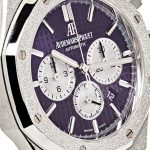 Audemars Piguet Royal Oak 26331BC.GG.1224BC.01 Chronograph Purple Dial Frosted White Gold - Image 3
