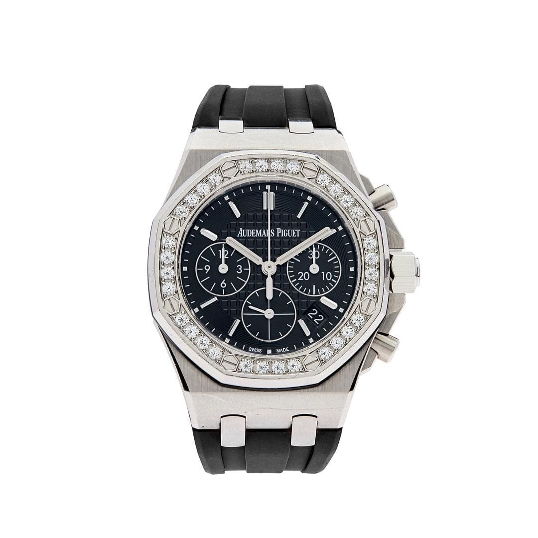 audemars-piguet-royal-oak-offshore-26231st-zz-d002ca-01-lady-stainless-steel-black-dial-diamond-bezel-2018-audemars-piguet-40259515646196.jpg Audemars Piguet Royal Oak Offshore 26231ST.ZZ.D002CA.01 ‘Lady’ Stainless Steel Black Dial Diamond Bezel (2018) - Image 1
