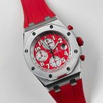 Audemars Piguet Royal Oak Offshore Chronograph 26108ST.OO.D066CR.01 Rhone-Fusterie Stainless Steel Red Dial Limited Edition (2009) - Image 3