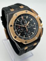 Audemars Piguet Royal Oak Offshore 26406FR.OO.A002CA.01 Chronograph ‘QE II Cup 2016’ Black and Rose Gold Black Dial Limited Edition - Image 4