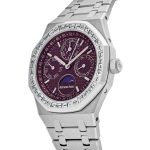 Audemars Piguet Royal Oak Perpetual Calendar 26598BC.ZZ.1220BC.01 ‘Special Edition’ White Gold Burgundy Dial Diamond Bezel (2024) - Image 3