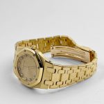 Audemars Piguet Royal Oak Vintage ‘Ladies’ Yellow Gold Champagne Diamond Dial Quartz 26mm - Image 4