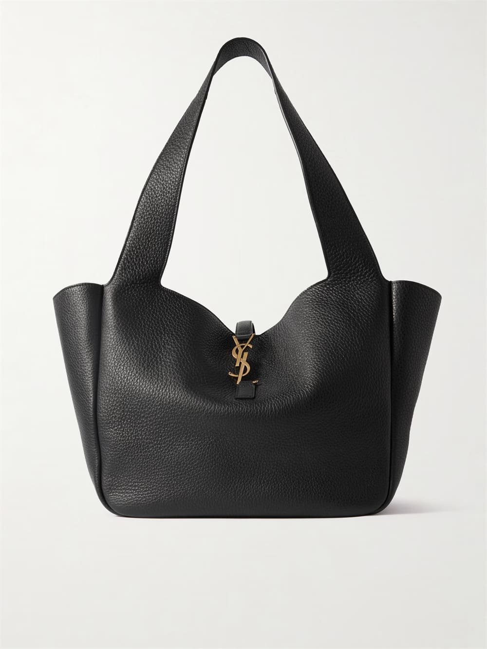 b48b42da4fc1cfdc76d80f25a8493497.jpg SAINT LAURENT Le 5 À 7 Bea textured-leather tote - Image 1