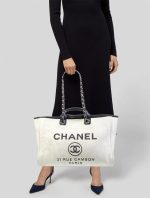 Chanel Large Deauville Tote - Image 2