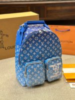 Louis Vuitton Backpack Multipocket Clouds Monogram Blue M45441 - Image 4