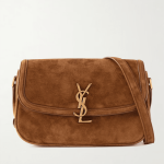 SAINT LAURENT Solferino medium suede shoulder bag