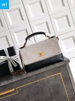 Chanel Large Flap Bag with Top Handle - Image 2