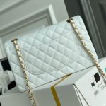 CHANEL Classic Flap Handbag GOLD METAL - Image 8