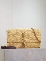Saint Laurent kate 99 tassel in raffia - Image 5
