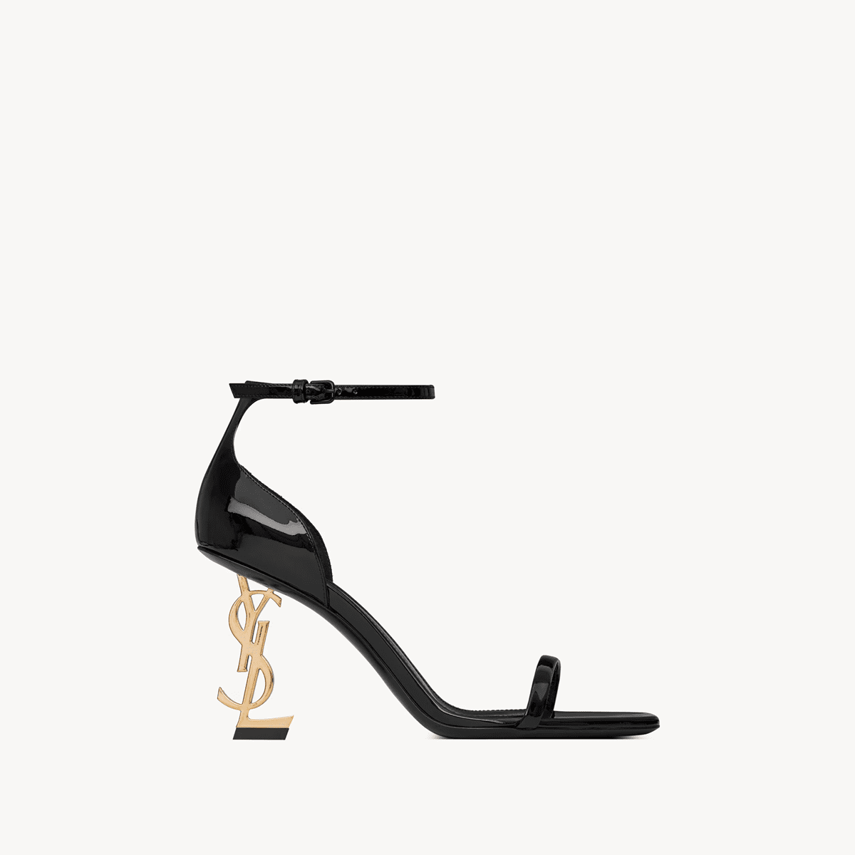 da2eba46f2bdd6a6b92a4cddbcfa7a66.png Saint Laurent OPYUM Sandals in patent leather - Image 1