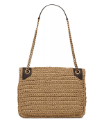 Saint Laurent Niki Medium Chain Bag in Raffia and Leather - Image 5