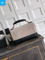 Chanel Large Flap Bag with Top Handle - Image 4