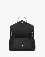 Saint Laurent Calypso large in grained lambskin - Image 3