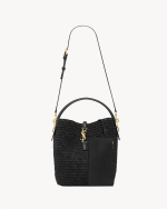 Saint Laurent le 37 in woven raffia and vegetable-tanned leather - Image 5
