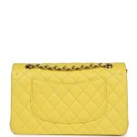 Chanel Medium Classic Double Flap Yellow Caviar Light Gold Hardware - Image 8