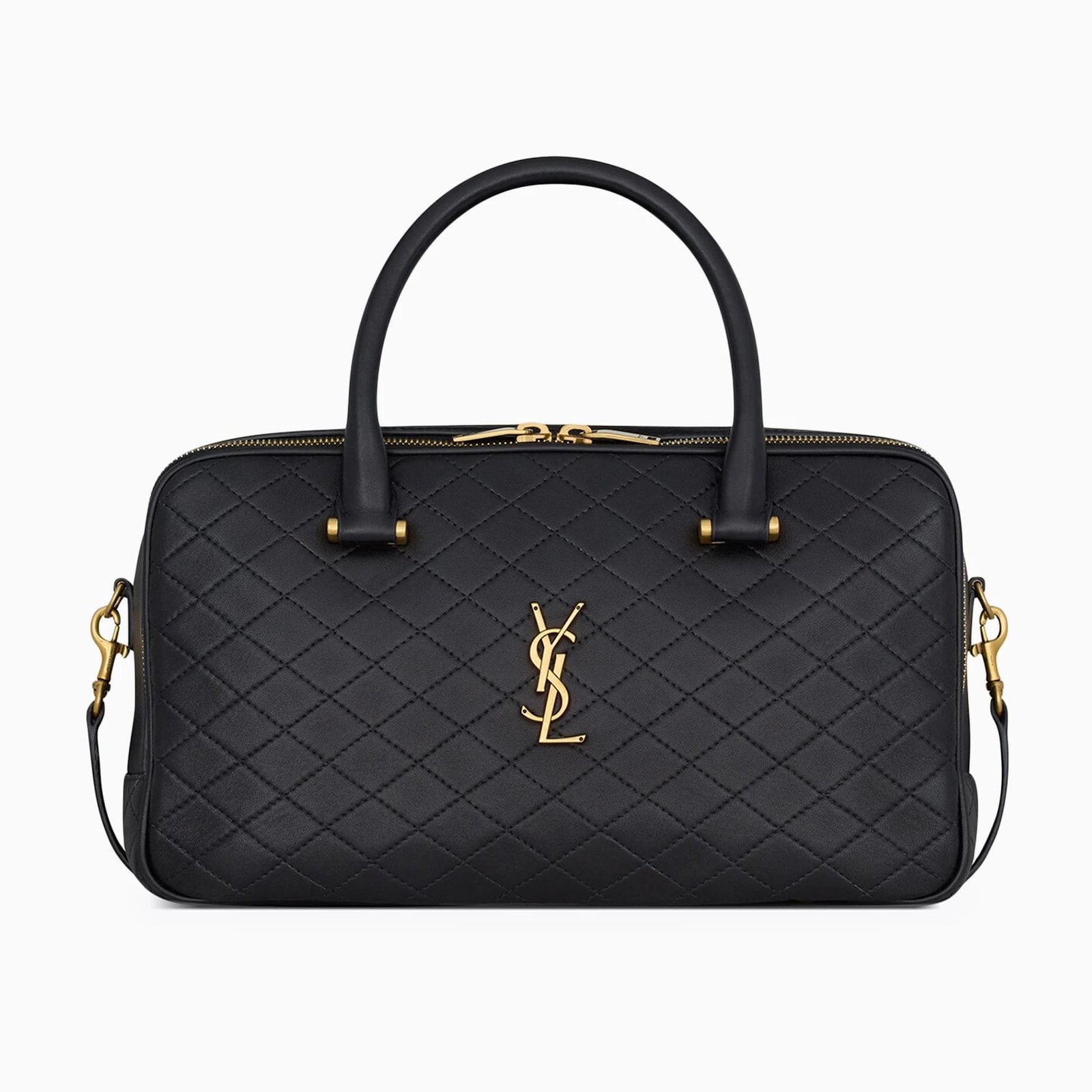 e229509068e07.jpg SAINT LAURENTOUT Lyia Duffle Bag in Quilted Lambskin - Image 1