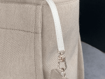 Chanel Mixed Fibers Calfskin Deauville Tote Light Grey - Image 5