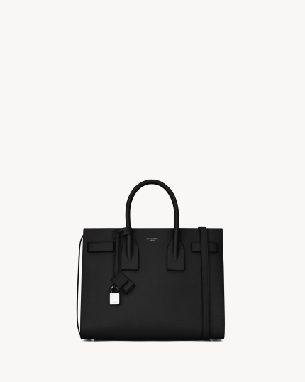 Saint Laurent Small SAC DE JOUR bag in grained leather