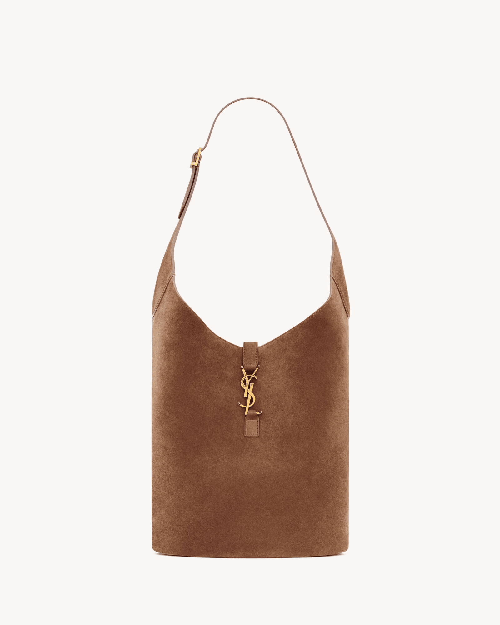 e5eb2efed42a35d656ffd3e0227d32e4.png Saint Laurent LE 5 À 7 hobo in suede - Image 1