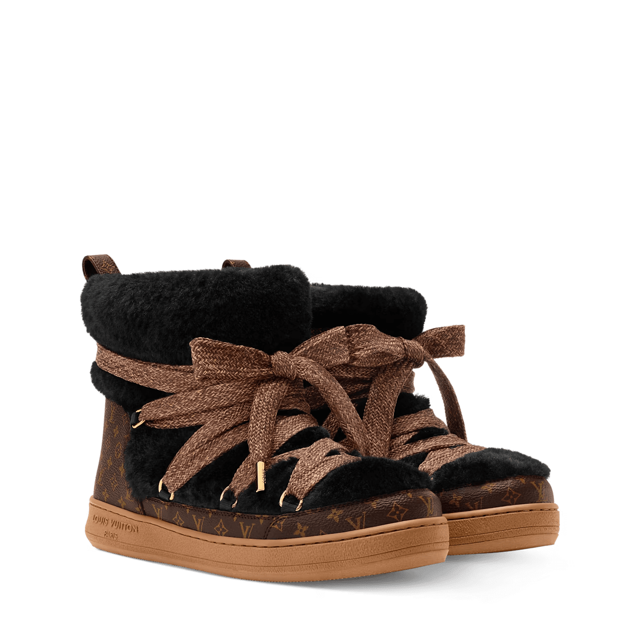 e797f89718fd7b7cdae59f09b30bcb5d.png Louis Vuitton 1AIV15 LV Cloud Lace-Up Ankle Boot Sneaker - Image 1