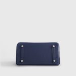 Hermès Birkin 25 Togo Blue Navy Palladium Hardware - Image 3