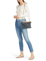 Saint Laurent Denim LouLou Puffer Bag - Image 5