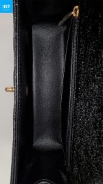 Chanel Top Handle Mini Rectangular, Black Caviar with Matte Gold Hardware - Image 7