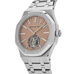 Audemars Piguet Royal Oak 26531TI.OO.1220TI.01 Selfwinding Flying Tourbillon Titanium Salmon Dial Limited Edition (2024) - Image 4