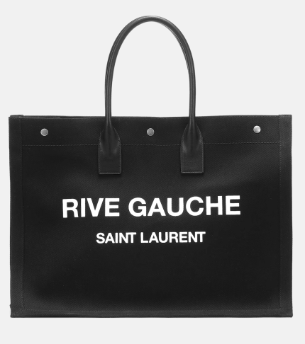 Saint Laurent Rive Gauche Tote Bag in Canvas