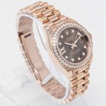 Rolex Lady-Datejust Chocolate Dial Diamond Bezel 28mm 279135RBR - Image 3