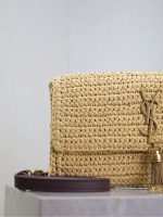 Saint Laurent kate 99 tassel in raffia - Image 11
