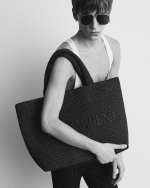 Saint Laurent SAINT LAURENT TOTE IN RAFFIA - Image 2