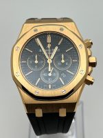 Audemars Piguet Royal Oak 26320OR.OO.D002CR.01 Selfwinding Chronograph Rose Gold Black Dial - Image 2