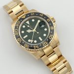 Rolex GMT-Master II 116718LN Yellow Gold Green Dial Black Bezel (2006) - Image 2