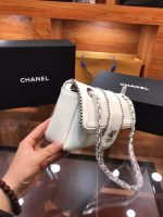 CHANEL Lambskin Mini Madison Flap White - Image 4