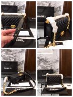 CHANEL Boy Chanel Chain Shoulder Bag A67086 Calfskin GHW leather Black - Image 6