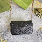 GUCCI Marmont matelasse leather super mini bag - Image 6