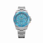 Rolex Submariner Date 116610LN Stainless Steel With Aftermarket Custom Made Blue Dial